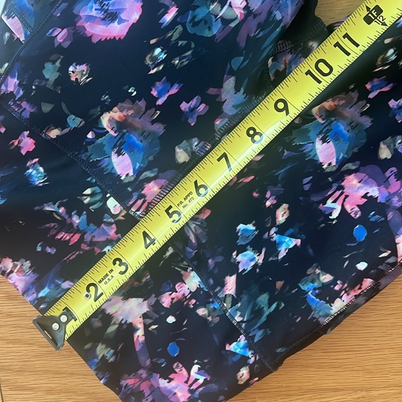 RBX ultra hold cropped leggings XS extra small pockets new floral abstract crop - Picture 9 of 14